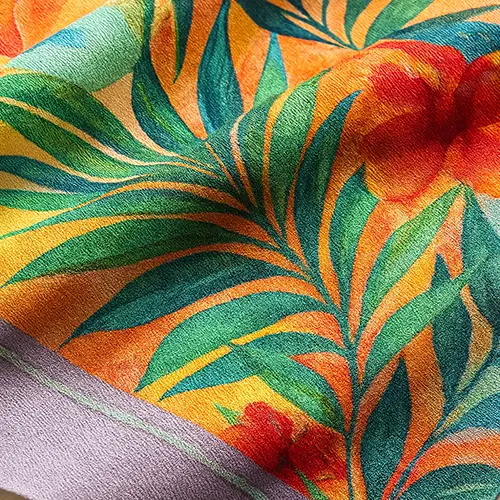 %100 Saf İpek Krep Kumaş