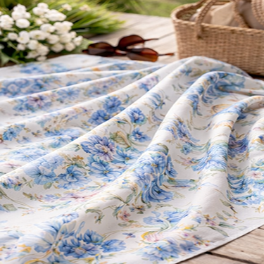 %100 Saf İpek Krep Kumaş