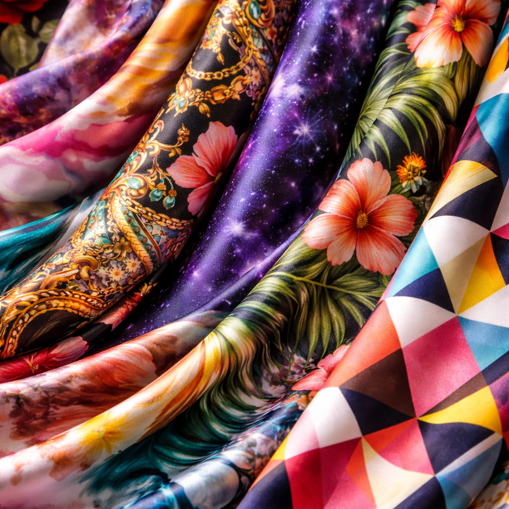 %100 Saf İpek Saten Kumaş