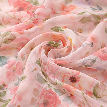 %100 Saf İpek Şifon Kumaş