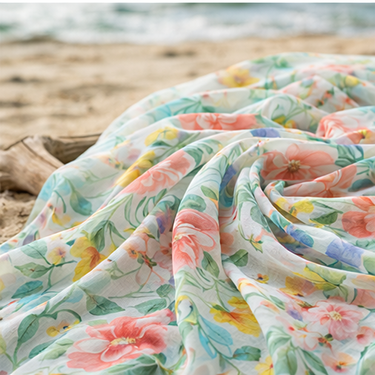 %100 Saf İpek Şifon Kumaş