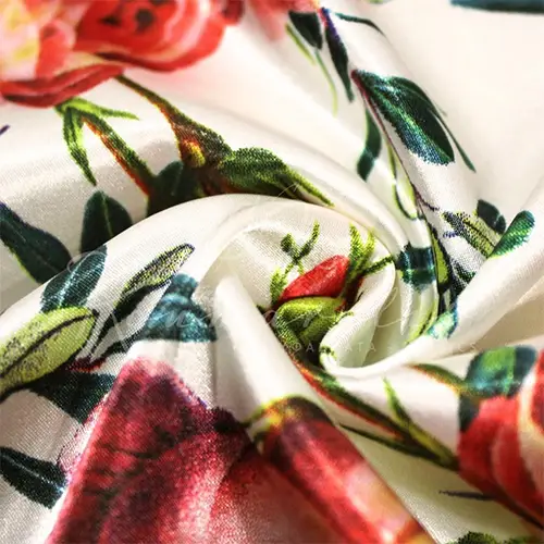 %100 Saf İpek Saten Kumaş