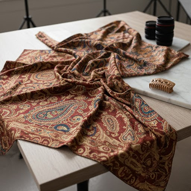 %59 İpek %41 Yün Karışımı Kumaşlar