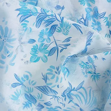 %50 Pamuk/%50 İpek Karışımı Kumaş