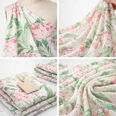 %50 Pamuk/%50 İpek Karışımı Kumaş