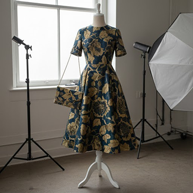 %50 Pamuk/%50 İpek Karışımı Kumaş