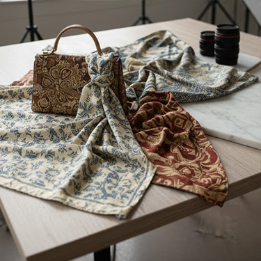 %50 Pamuk/%50 İpek Karışımı Kumaş