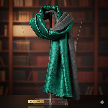 İpek Twill / Yün Kaşkol