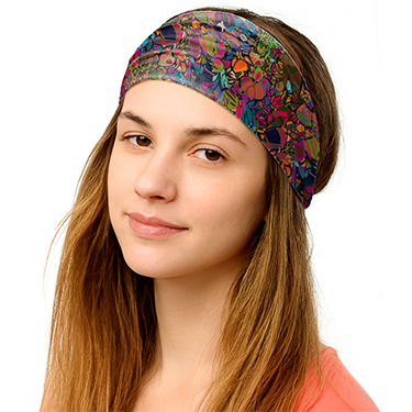 %100 Saf İpek Saten Bandana