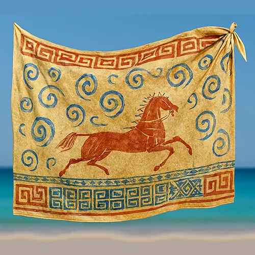 %100 Saf İpek CDC Pareo