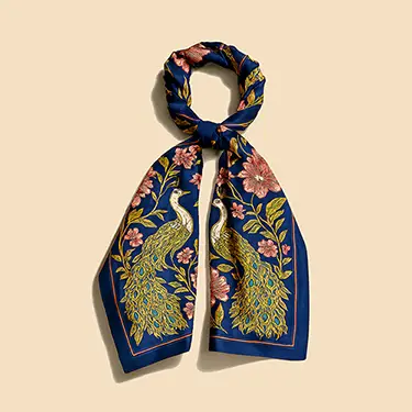 %100 Saf İpek Saten Eşarp