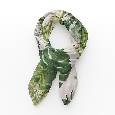 %100 Saf İpek Saten Eşarp