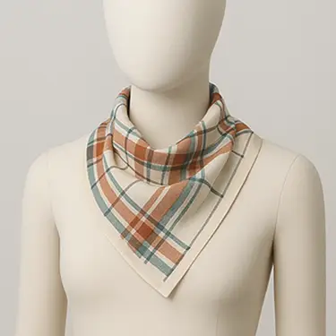 %100 Pamuk Vual Eşarp