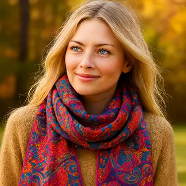 %100 Viskon Vual Eşarp