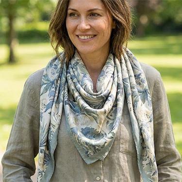 Viskon/İpek Vual Eşarp