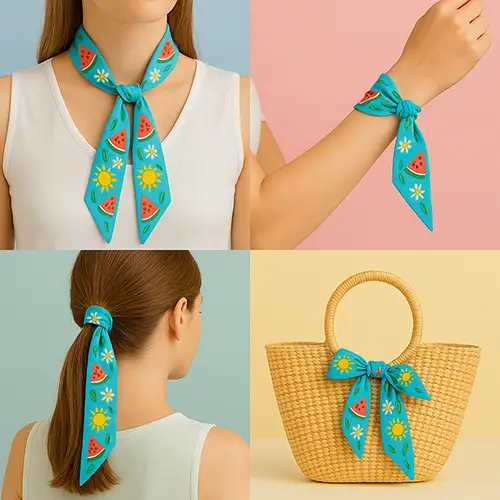 İpek Twilly - İpek Şerit Fular